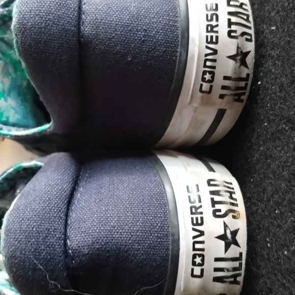 Converse Chuck Taylor All Star blue and white women's size 7 low top sneakers - Picture 6 of 8